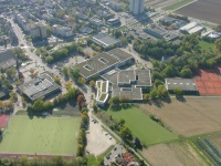 Luftbild der drei Schulen