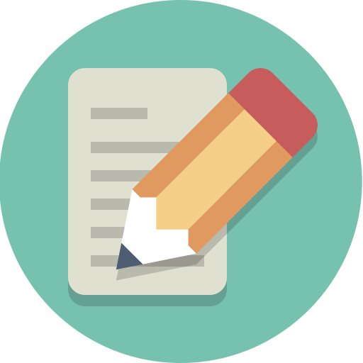 Papier mit Stift Icon von iconfinder